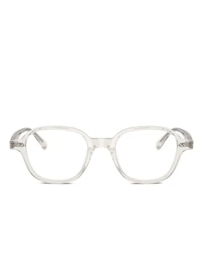 Oliver Peoples Round-frame Glasses In Brown