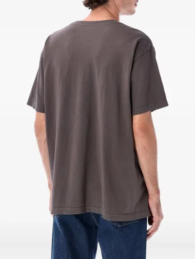 Obey Icon Face Pigment Dyed Heavyweight T-shirt In Brown