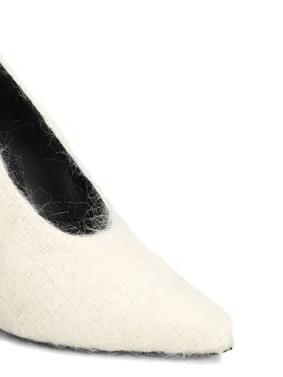 Magda Butrym Pumps Loom Pumps In Beige Cotton In White