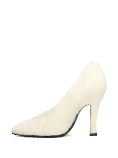 Magda Butrym Pumps Loom Pumps In Beige Cotton In White