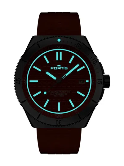 Pre-owned Fortis Marinemaster 40mm In Silver