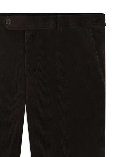 Hugo Boss Tapered-fit Trousers In Machine-washable Stretch Fabric In Black