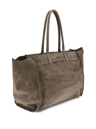 Benedetta Bruzziches Brown Calf Leather Bos Taurus Shoulder Bag In Brown