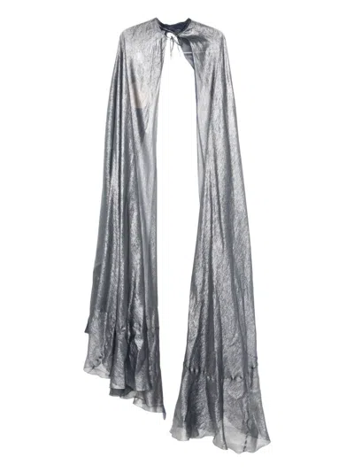 Maria Lucia Hohan Capes Metallic In Silver