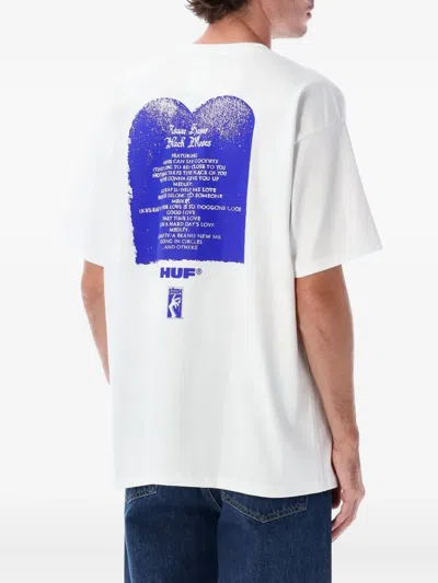 Huf X Isaac Hayes Black Moses Heavyweight T-shirt In White