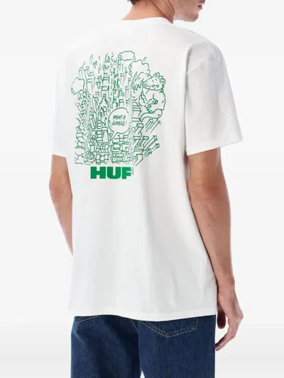 Huf What A Jungle Graphic T-shirt In White