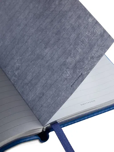 Smythson Travel Notebook In Blue