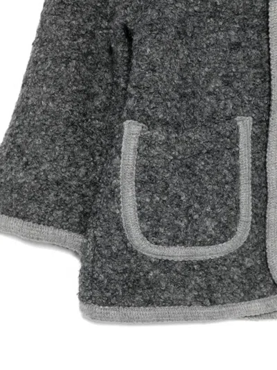 Patachou Button-fastening Patch-pocket Jacket In Gray