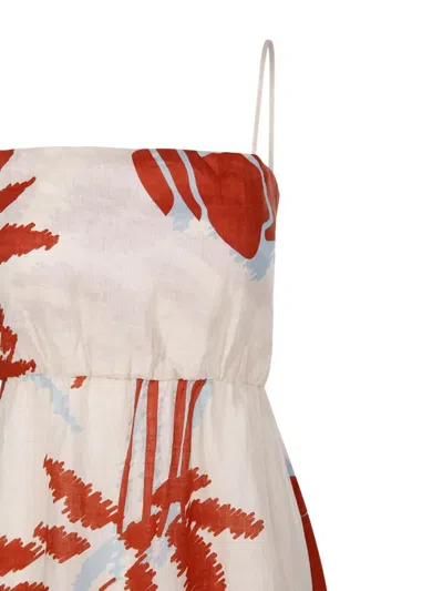 Juan De Dios Re2550281 Ecr Ecru/orange Gladiolos In Neutral