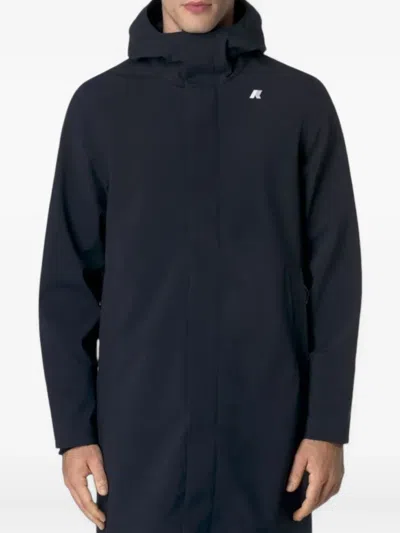 K-way Thomas Bonded Coat In Blue