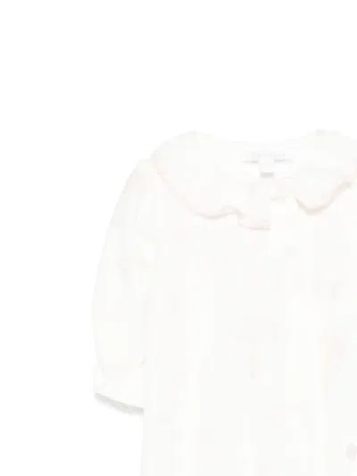 Patachou Peter Pan-collar Romper In White
