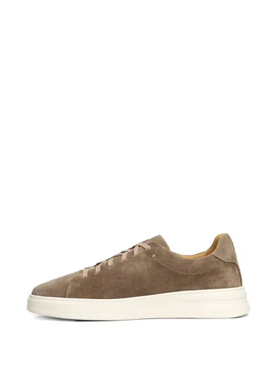 Henderson Baracco Suede Sneakers In Brown