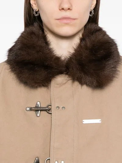 ORTEGA 人造皮草领夹克