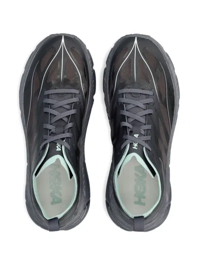 Hoka One One Mafate Speed 4 Lite Sneakers In Black