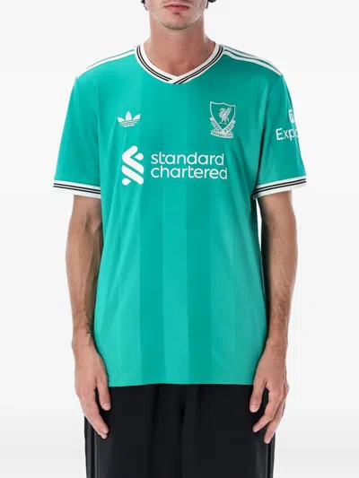 Adidas Originals Men's Liverpool Fc 25-26 Third Soccer Jersey In Green