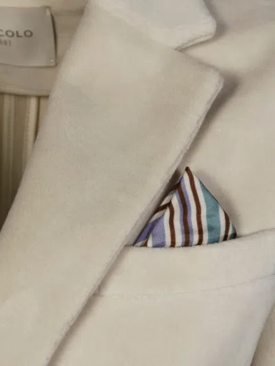 Circolo 1901 Tailored Jacket With Single-button Closure And Notch Lapel In Neutral