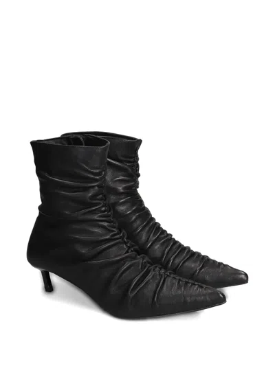 Bibi Lou High Heels Ankle Boots In Black