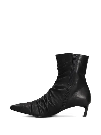 Bibi Lou High Heels Ankle Boots In Black