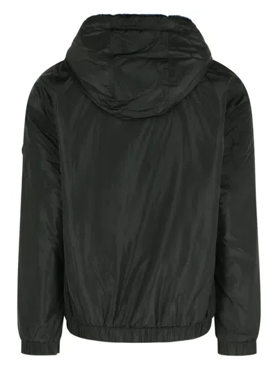 Moose Knuckles Border Bunny Reversible Polyester Sweatshirt In Black