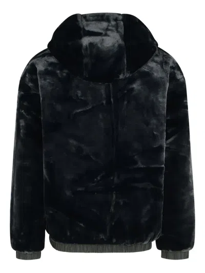 Moose Knuckles Border Bunny Reversible Polyester Sweatshirt In Black