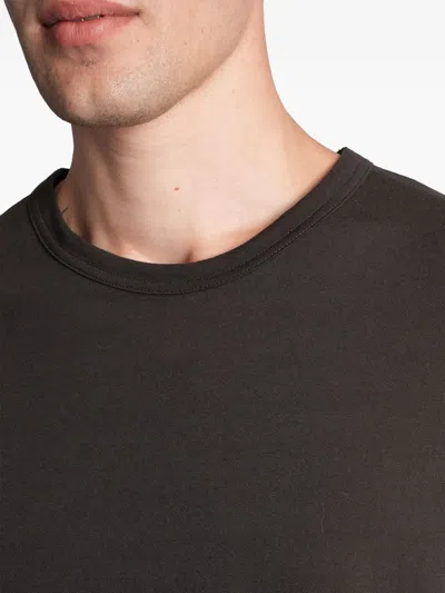 Yohji Yamamoto Round Neck T-shirt In Gray