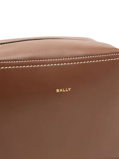 Bally Easy  Leather Cross Body Bag In Brown