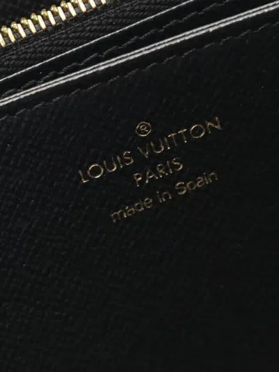 Pre-owned Louis Vuitton 2021-2025 Monogram Giant Reverse Zippy Wallet Long Wallets In Brown