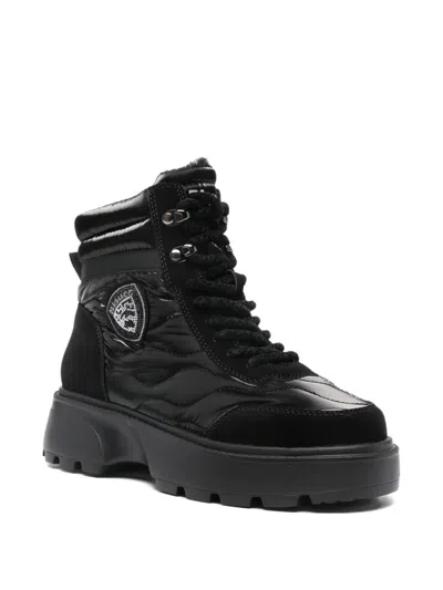 Blauer Quilted Boots In Black