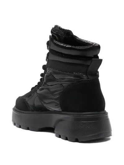 Blauer Quilted Boots In Black