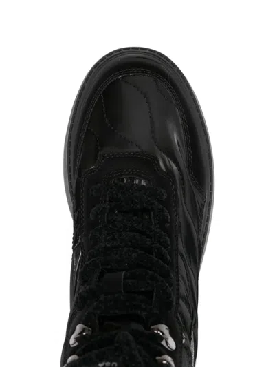 Blauer Quilted Boots In Black