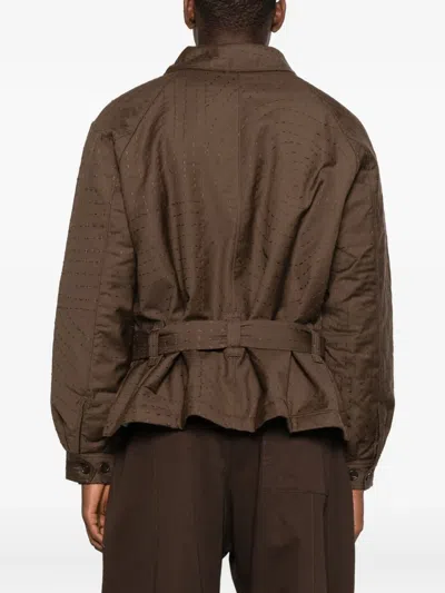 束腰双排扣外套