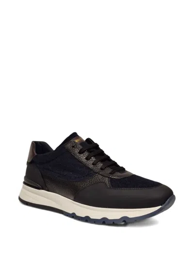 Barrett Panelled Sneakers In Black