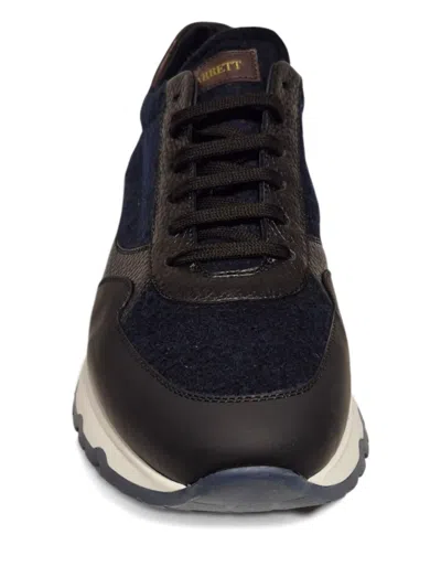 Barrett Panelled Sneakers In Black