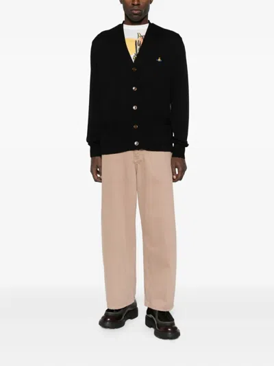 Vivienne Westwood Cardigan "alex" In Black