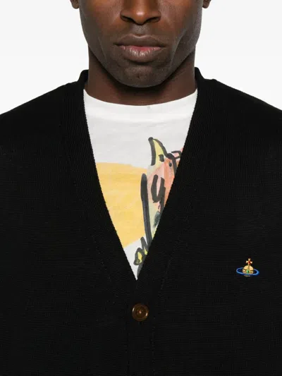 Vivienne Westwood Cardigan "alex" In Black