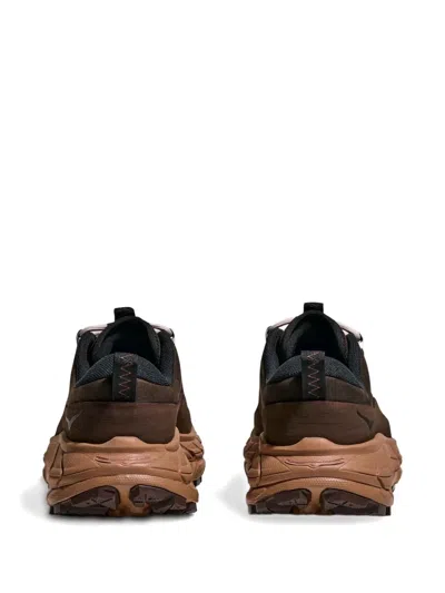 Hoka Tor Summit Nubuck Leather Sneakers In Brown