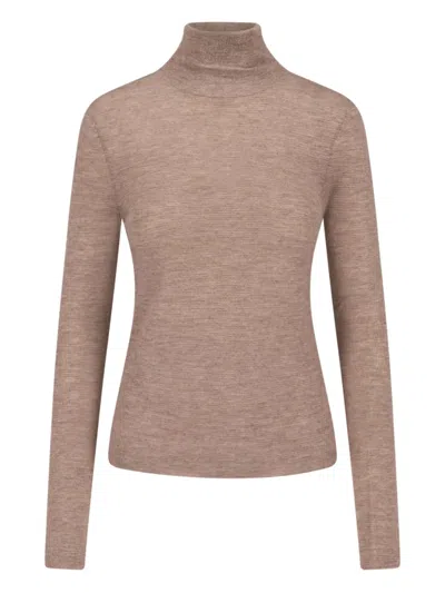Lisa Yang The Lory Sweater In Brown