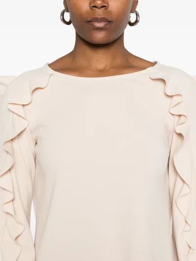 荷叶边迷你连衣裙