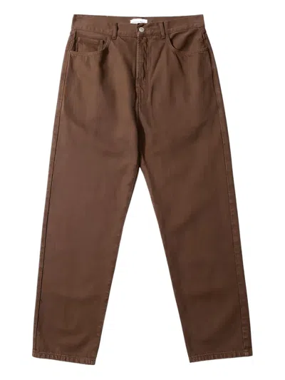 Dean Edmonds Edmmomd Plain Trousers In Brown
