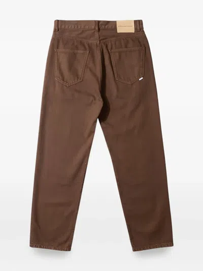 Dean Edmonds Edmmomd Plain Trousers In Brown