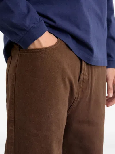 Dean Edmonds Edmmomd Plain Trousers In Brown