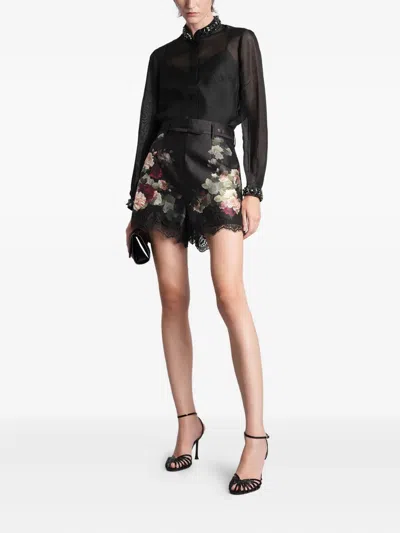 Zimmermann Embellished Collar Blouse In Black