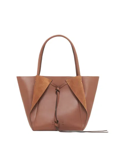 Gabriela Hearst Marija Tote Bag In Cognac Nappa Leather In Brown