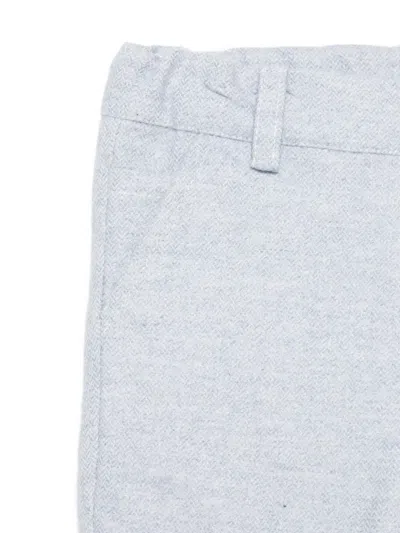 Patachou Herringbone-pattern Trousers In Blue