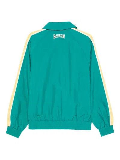 Barrow Unisex Nylon Outerwear Striped Sleeves In Blue