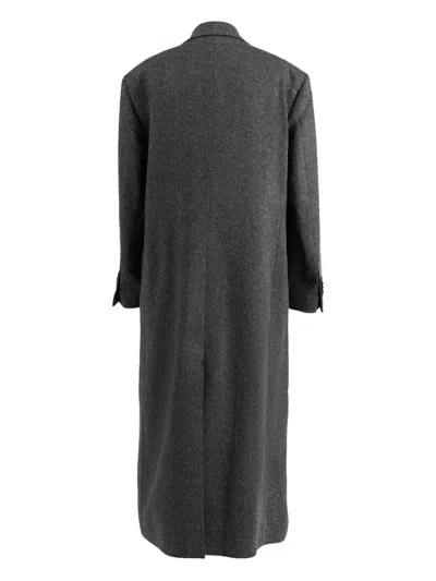 Tagliatore Eccesso Double-breasted Coat In Gray