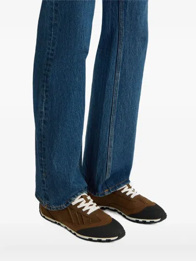 Bally Quarry Leather Sneakers In Brown