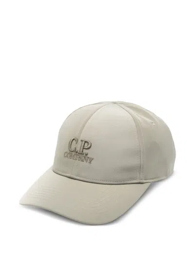 C.p. Company Logo-embroidered Baseball Cap In Neutral