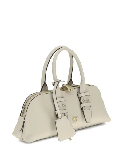 Pinko Escape Baguette Handbag In Gray