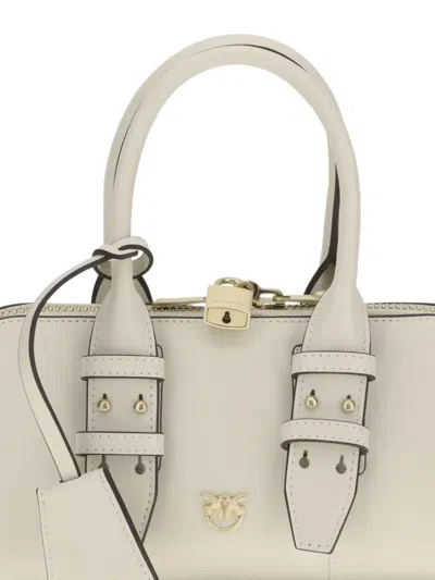Pinko Escape Baguette Handbag In Gray
